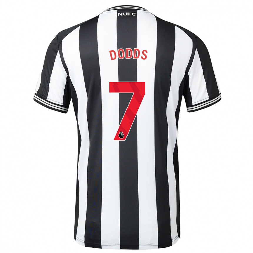 Vaikiškas Tyler Dodds #7 Juoda Balta Namų Marškinėliai 2023/24 T-Shirt