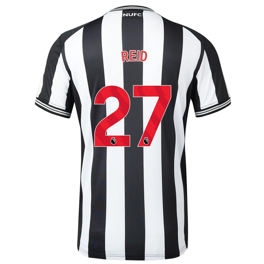 Vaikiškas Hannah Reid #27 Juoda Balta Namų Marškinėliai 2023/24 T-Shirt