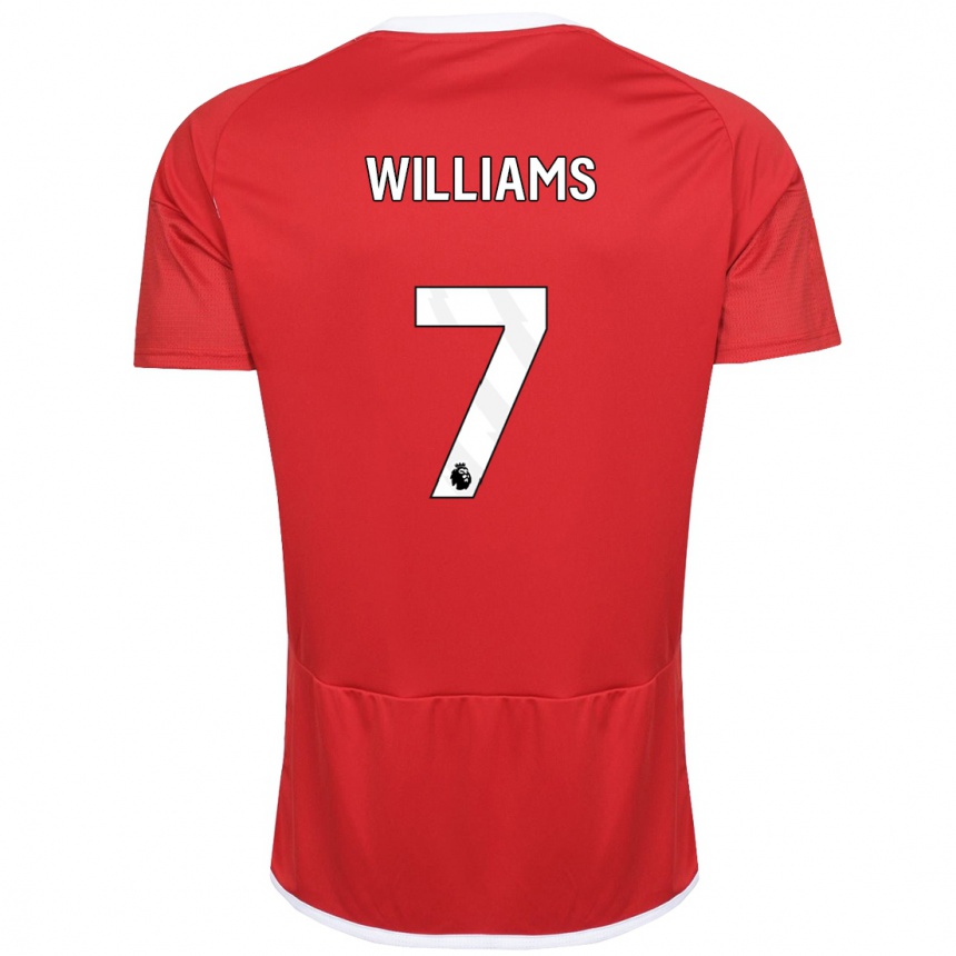 Vaikiškas Neco Williams #7 Raudona Namų Marškinėliai 2023/24 T-Shirt