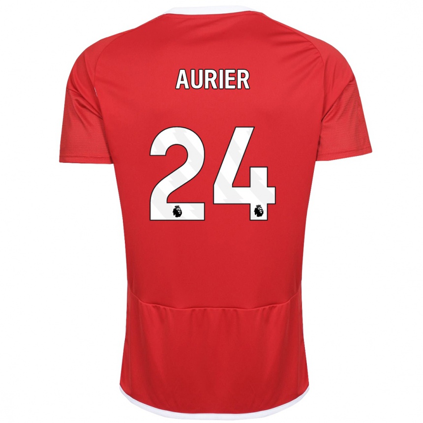 Vaikiškas Serge Aurier #24 Raudona Namų Marškinėliai 2023/24 T-Shirt