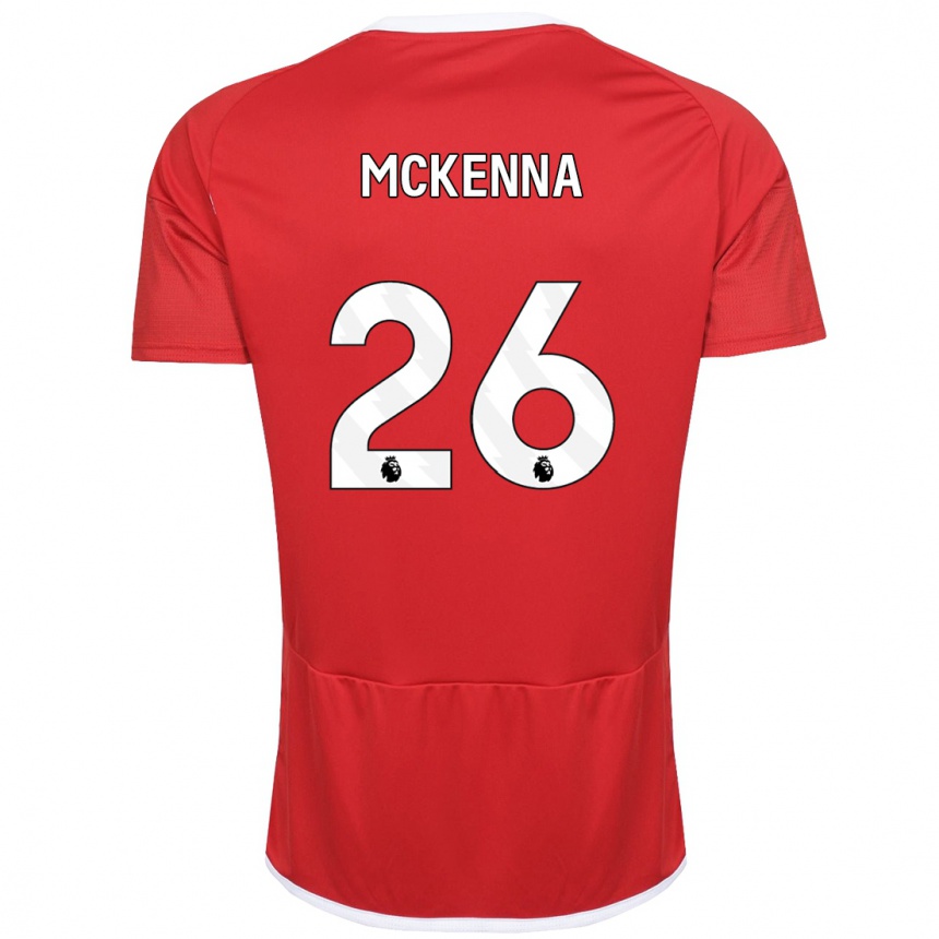 Vaikiškas Scott Mckenna #26 Raudona Namų Marškinėliai 2023/24 T-Shirt