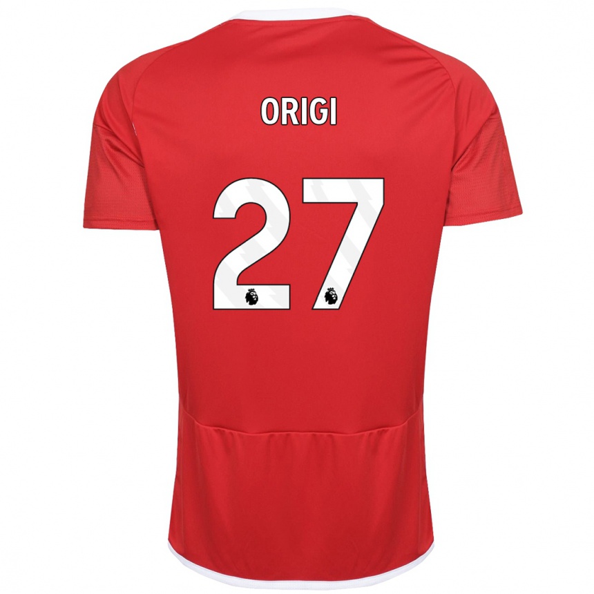 Vaikiškas Divock Origi #27 Raudona Namų Marškinėliai 2023/24 T-Shirt