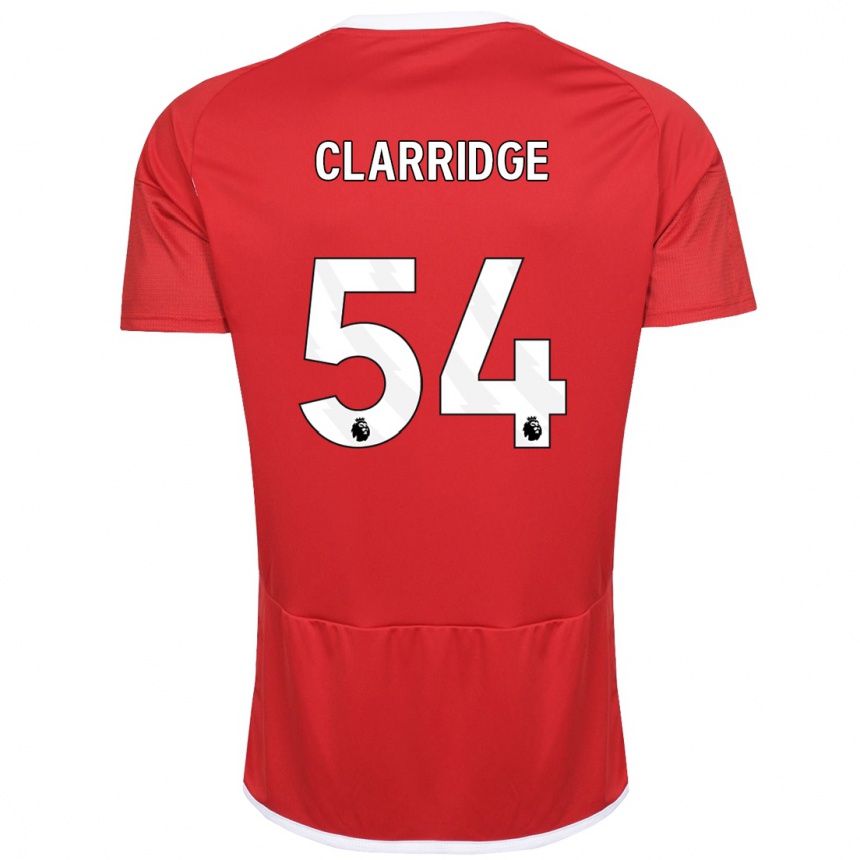 Vaikiškas James Clarridge #54 Raudona Namų Marškinėliai 2023/24 T-Shirt