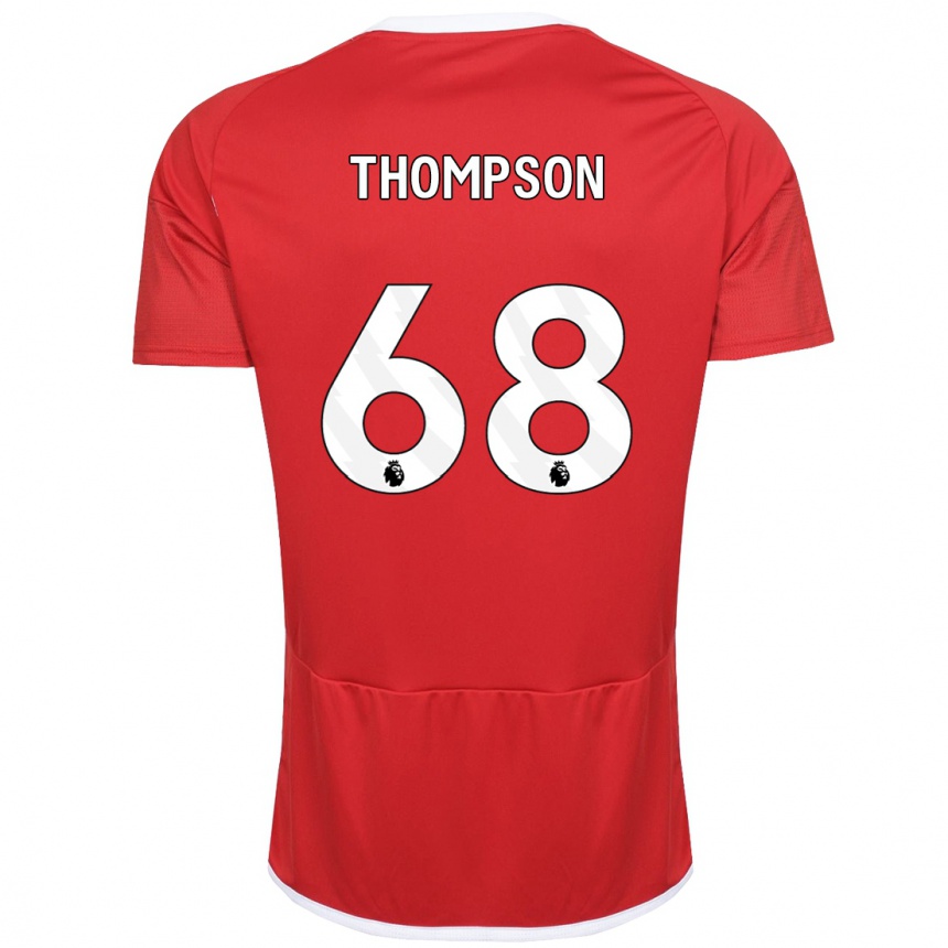 Vaikiškas Jack Thompson #68 Raudona Namų Marškinėliai 2023/24 T-Shirt