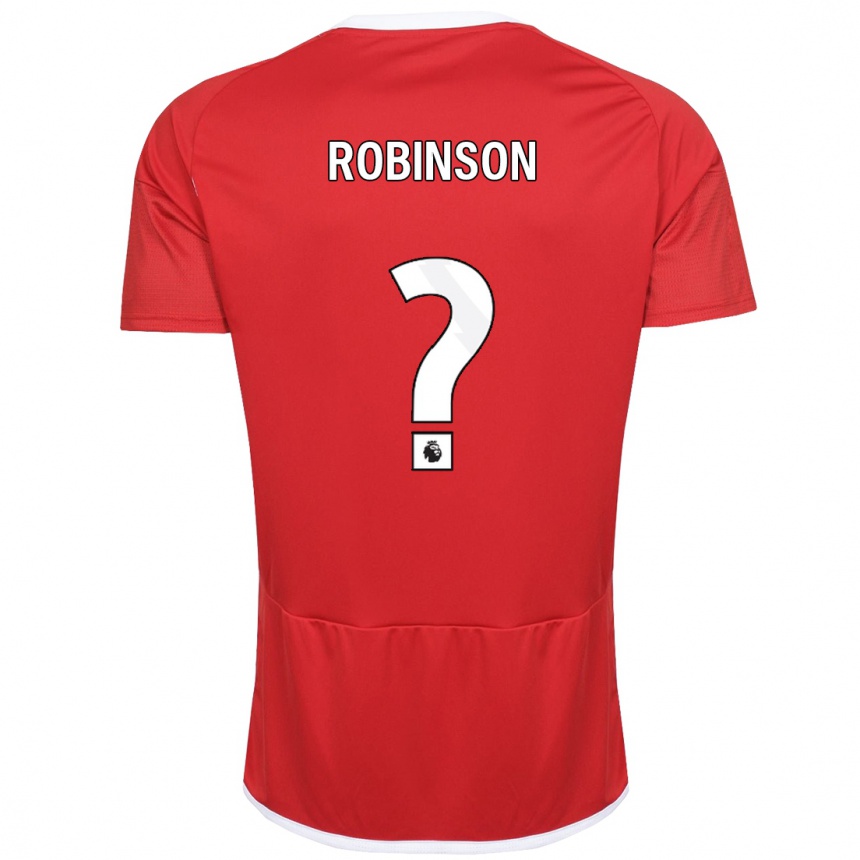 Vaikiškas Theo Robinson #0 Raudona Namų Marškinėliai 2023/24 T-Shirt