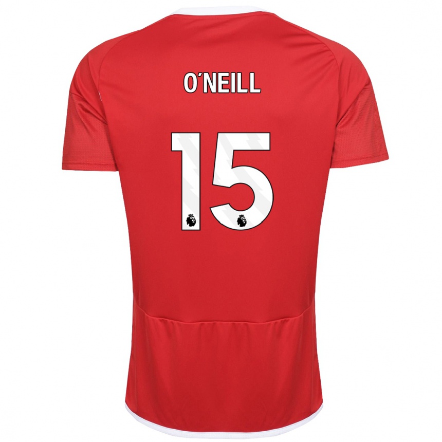 Vaikiškas Laura-Jayne O'neill #15 Raudona Namų Marškinėliai 2023/24 T-Shirt