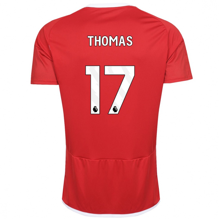 Vaikiškas Freya Thomas #17 Raudona Namų Marškinėliai 2023/24 T-Shirt