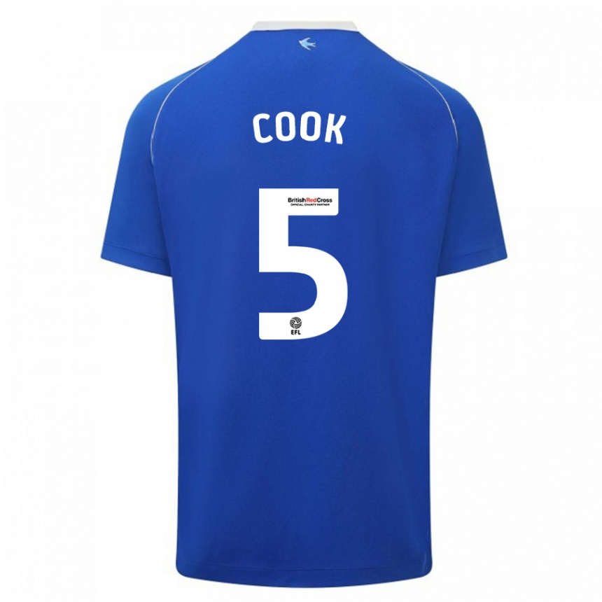 Vaikiškas Freddie Cook #5 Mėlyna Namų Marškinėliai 2023/24 T-Shirt