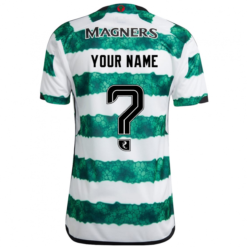 Vaikiškas Jūsų Vardas #0 Žalias Namų Marškinėliai 2023/24 T-Shirt
