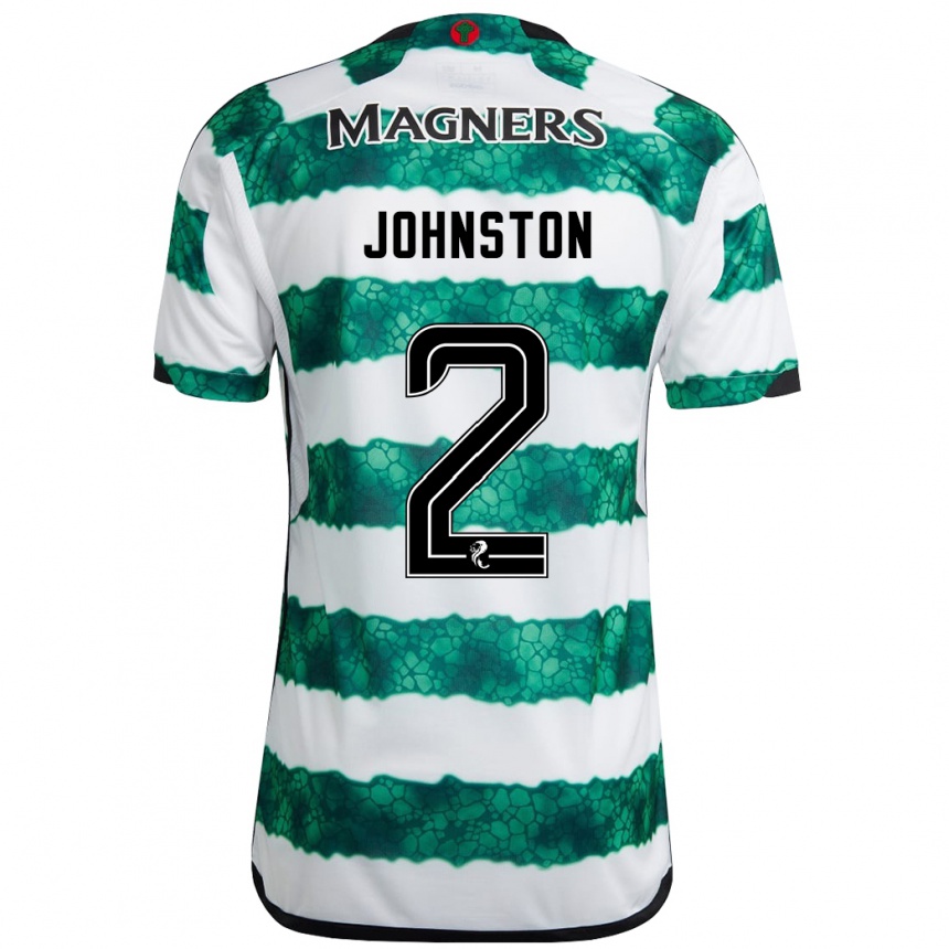 Vaikiškas Alistair Johnston #2 Žalias Namų Marškinėliai 2023/24 T-Shirt