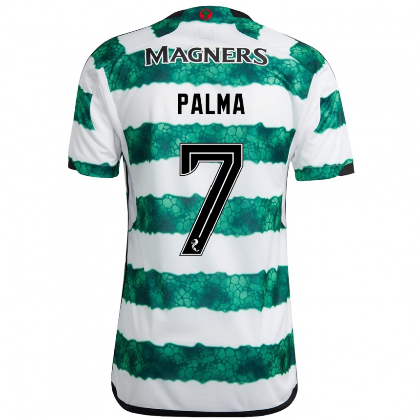 Vaikiškas Luis Palma #7 Žalias Namų Marškinėliai 2023/24 T-Shirt