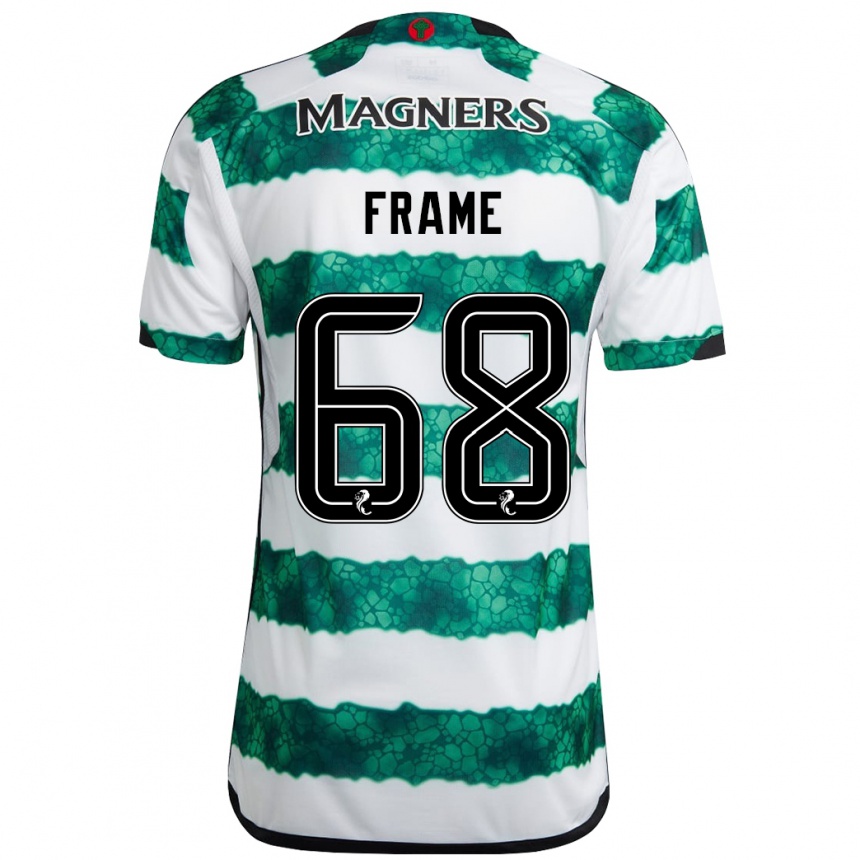 Vaikiškas Mitchel Frame #68 Žalias Namų Marškinėliai 2023/24 T-Shirt