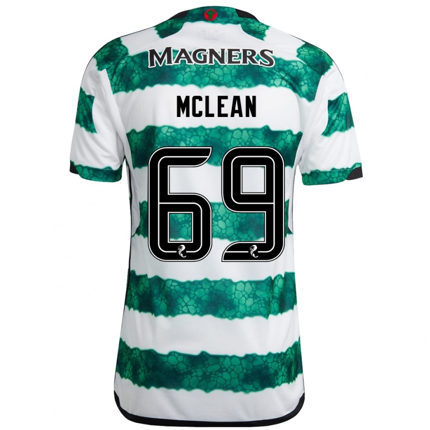 Vaikiškas Kai Mclean #69 Žalias Namų Marškinėliai 2023/24 T-Shirt