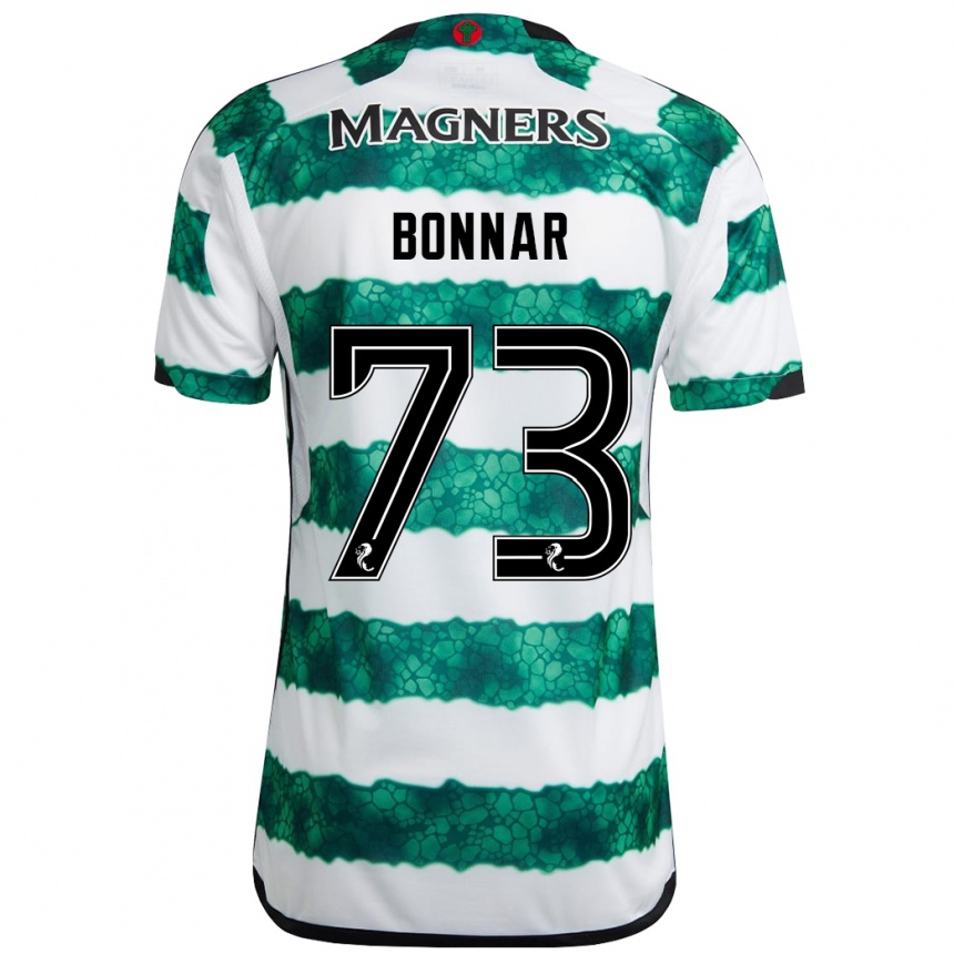 Vaikiškas Jude Bonnar #73 Žalias Namų Marškinėliai 2023/24 T-Shirt