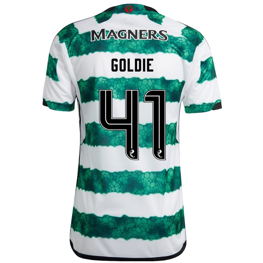 Vaikiškas Clare Goldie #41 Žalias Namų Marškinėliai 2023/24 T-Shirt