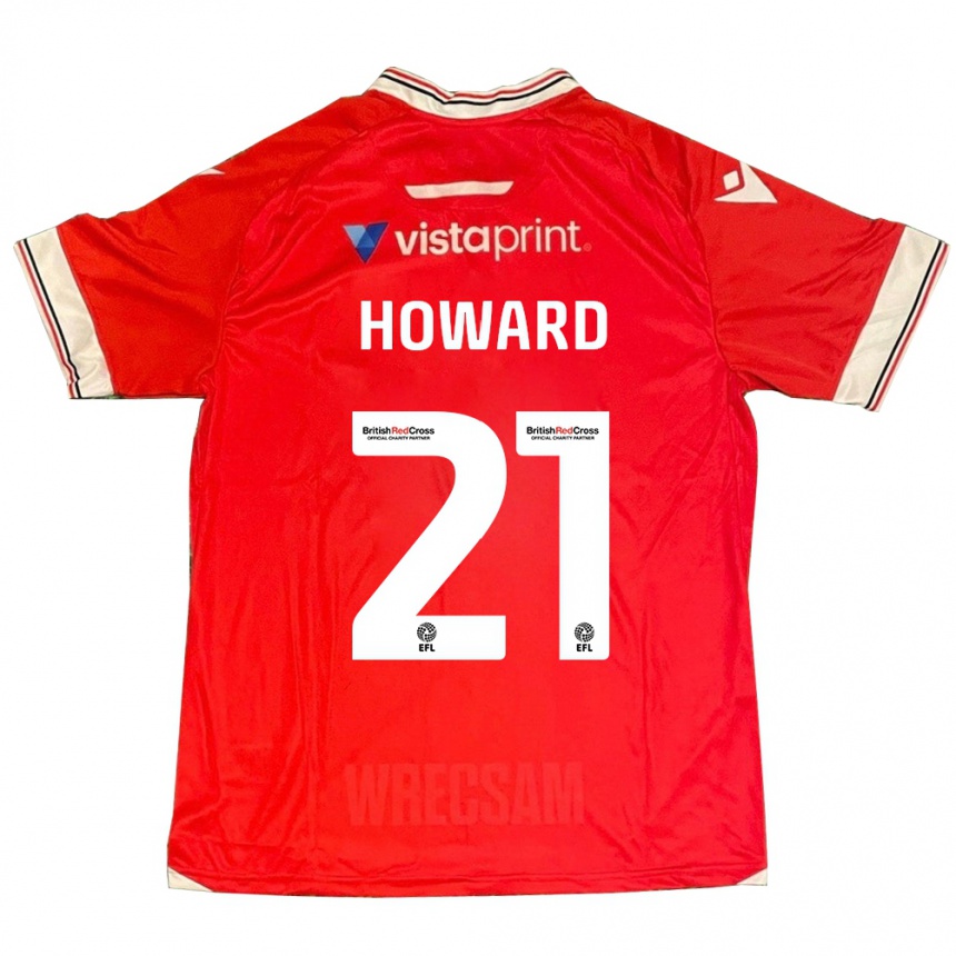 Vaikiškas Mark Howard #21 Raudona Namų Marškinėliai 2023/24 T-Shirt