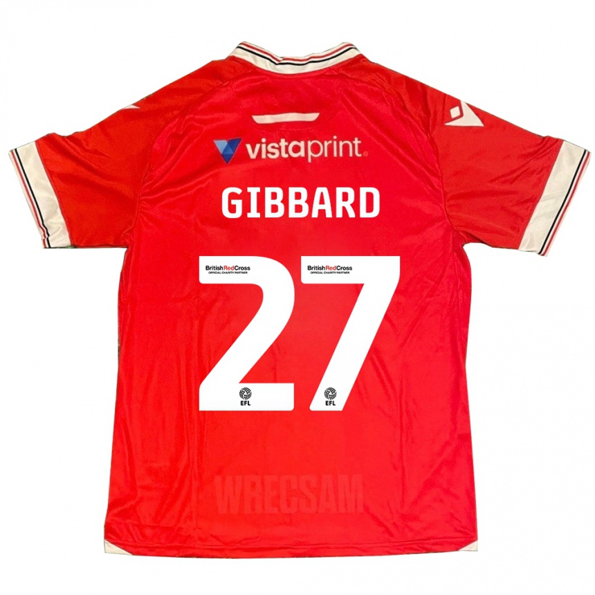 Vaikiškas Mari Gibbard #27 Raudona Namų Marškinėliai 2023/24 T-Shirt