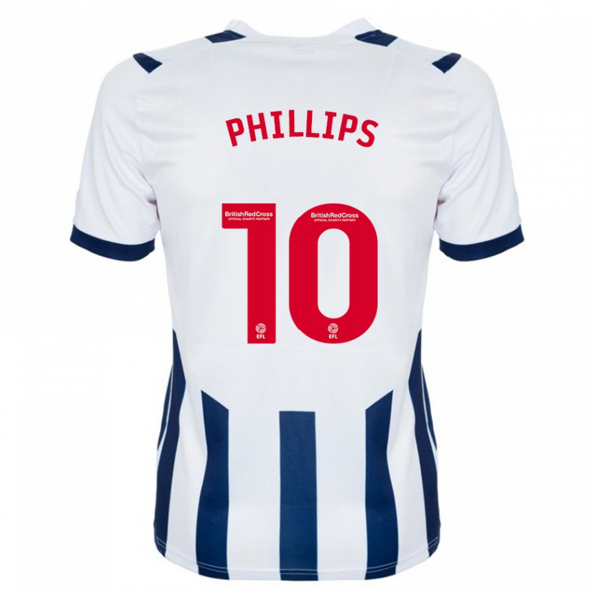 Vaikiškas Matt Phillips #10 Baltas Namų Marškinėliai 2023/24 T-Shirt