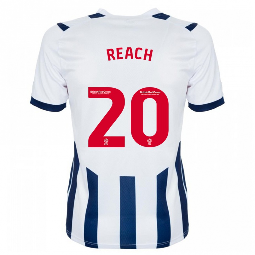 Vaikiškas Adam Reach #20 Baltas Namų Marškinėliai 2023/24 T-Shirt