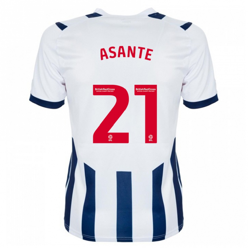 Vaikiškas Brandon Thomas-Asante #21 Baltas Namų Marškinėliai 2023/24 T-Shirt