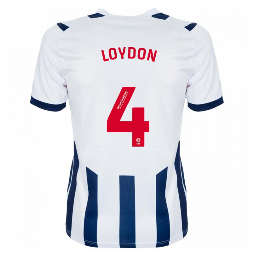 Vaikiškas Abi Loydon #4 Baltas Namų Marškinėliai 2023/24 T-Shirt