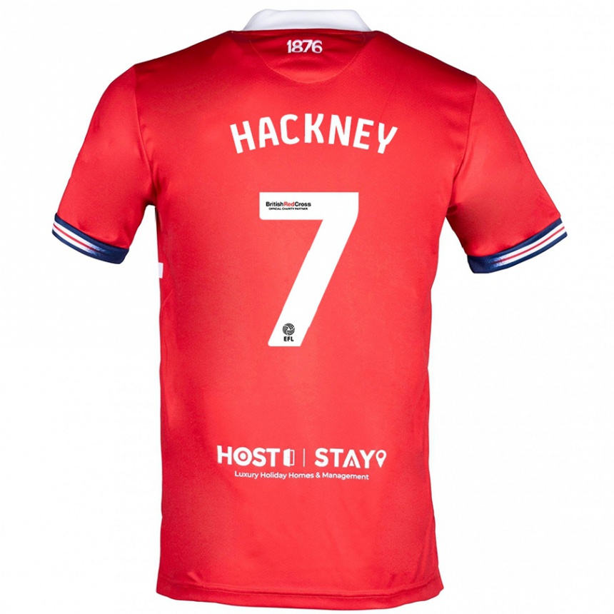 Vaikiškas Hayden Hackney #7 Raudona Namų Marškinėliai 2023/24 T-Shirt