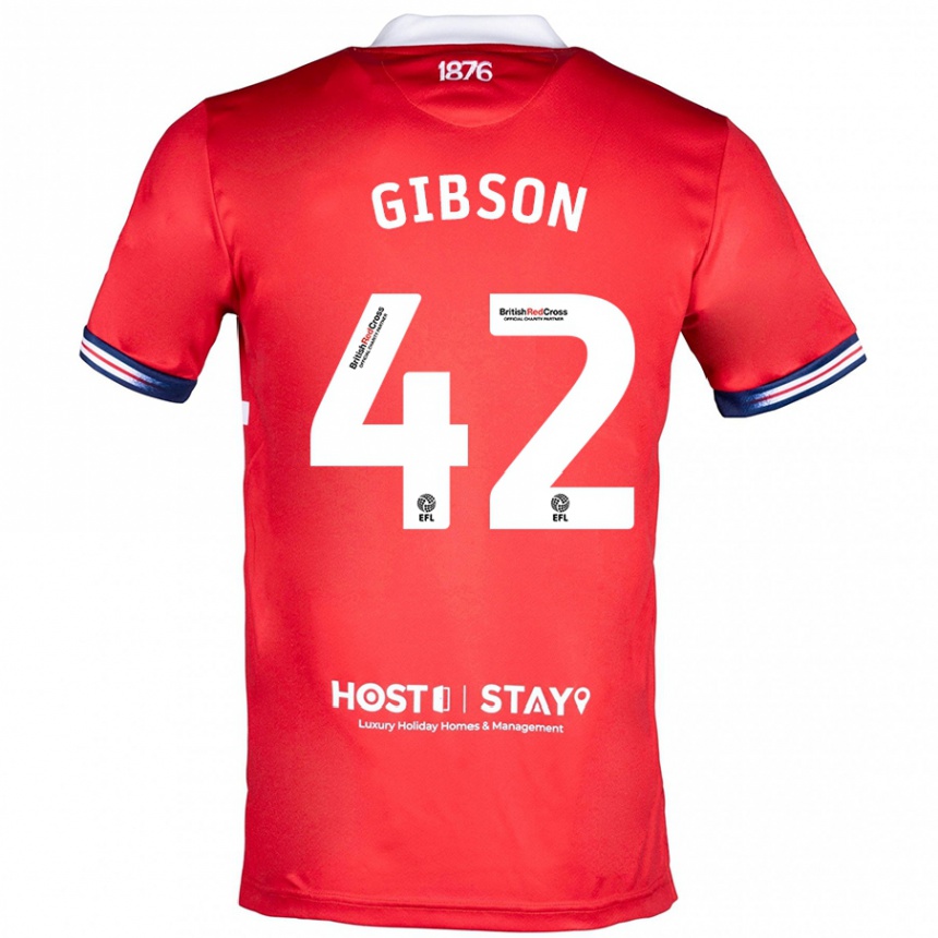 Vaikiškas Joseph Gibson #42 Raudona Namų Marškinėliai 2023/24 T-Shirt