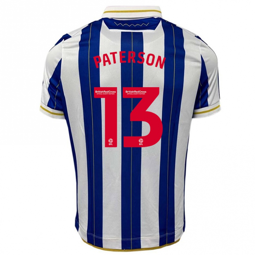 Vaikiškas Callum Paterson #13 Mėlyna Balta Namų Marškinėliai 2023/24 T-Shirt