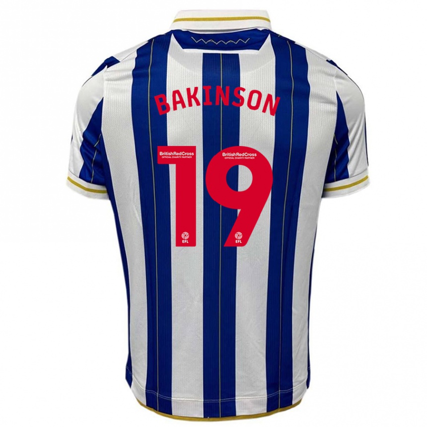 Vaikiškas Tyreeq Bakinson #19 Mėlyna Balta Namų Marškinėliai 2023/24 T-Shirt