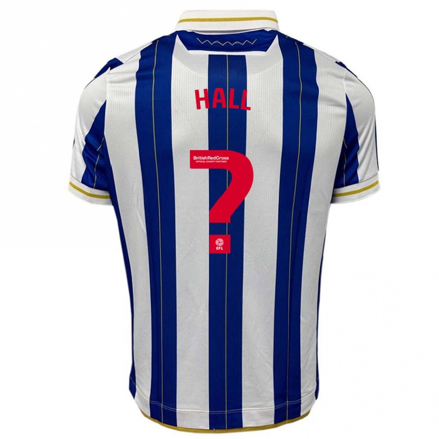 Vaikiškas Jack Hall #0 Mėlyna Balta Namų Marškinėliai 2023/24 T-Shirt