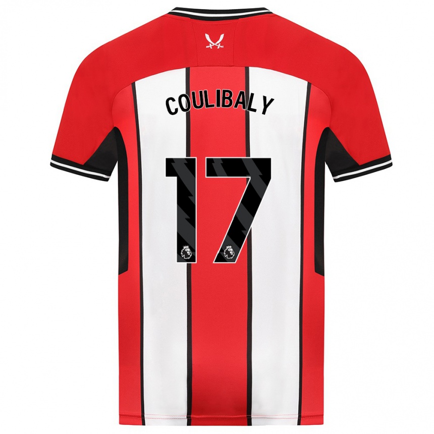 Vaikiškas Ismaila Coulibaly #17 Raudona Namų Marškinėliai 2023/24 T-Shirt