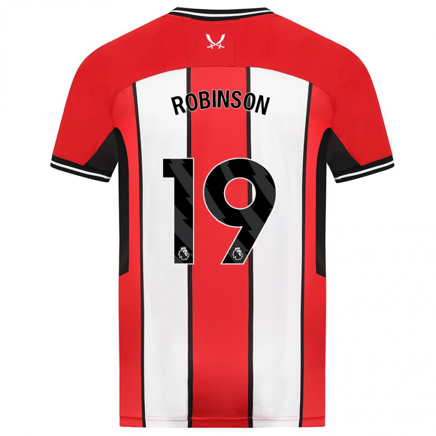 Vaikiškas Jack Robinson #19 Raudona Namų Marškinėliai 2023/24 T-Shirt