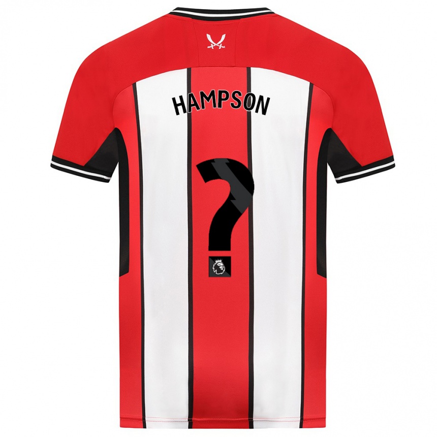 Vaikiškas Owen Hampson #0 Raudona Namų Marškinėliai 2023/24 T-Shirt