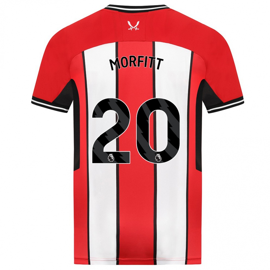 Vaikiškas Izzy Morfitt #20 Raudona Namų Marškinėliai 2023/24 T-Shirt