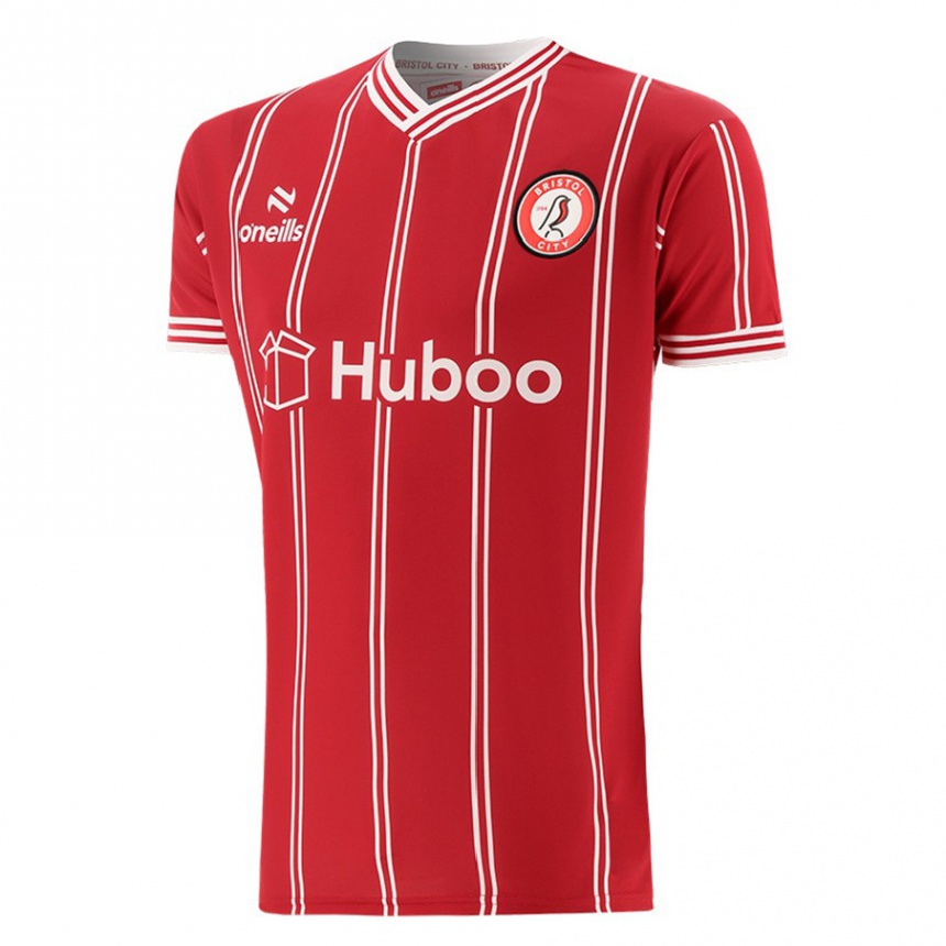 Vaikiškas Matty James #6 Raudona Namų Marškinėliai 2023/24 T-Shirt