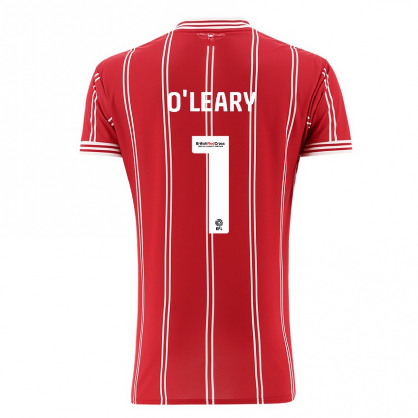 Vaikiškas Max O'leary #1 Raudona Namų Marškinėliai 2023/24 T-Shirt