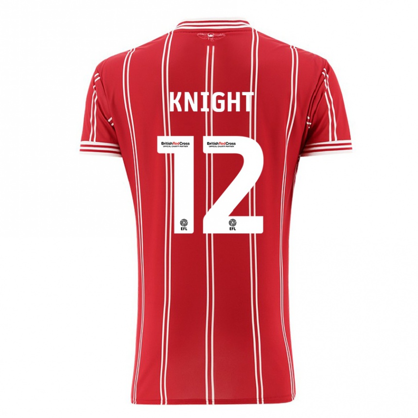 Vaikiškas Jason Knight #12 Raudona Namų Marškinėliai 2023/24 T-Shirt
