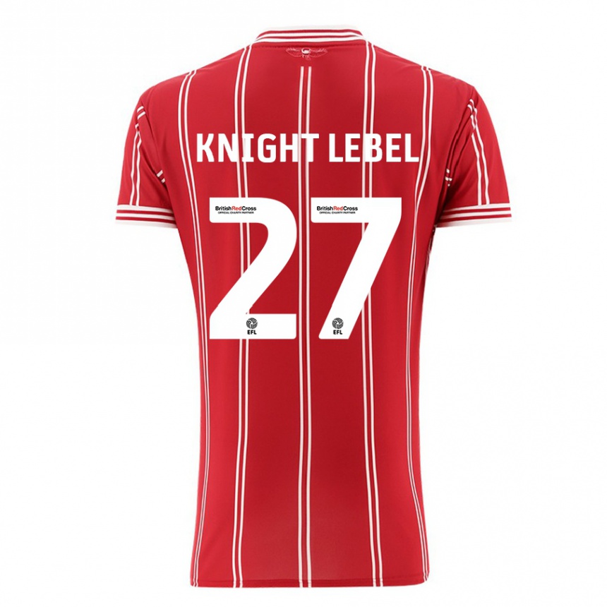 Vaikiškas Jamie Knight-Lebel #27 Raudona Namų Marškinėliai 2023/24 T-Shirt