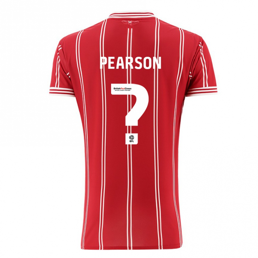 Vaikiškas Sam Pearson #0 Raudona Namų Marškinėliai 2023/24 T-Shirt