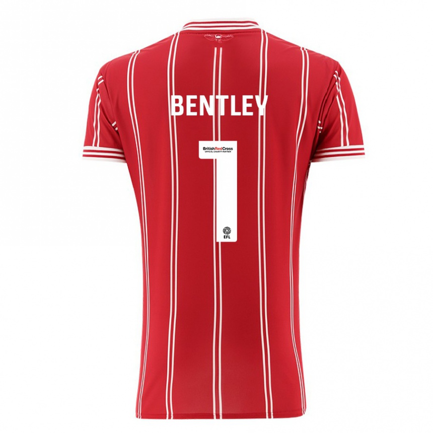 Vaikiškas Fran Bentley #1 Raudona Namų Marškinėliai 2023/24 T-Shirt