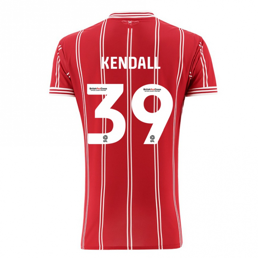 Vaikiškas Maya Kendall #39 Raudona Namų Marškinėliai 2023/24 T-Shirt