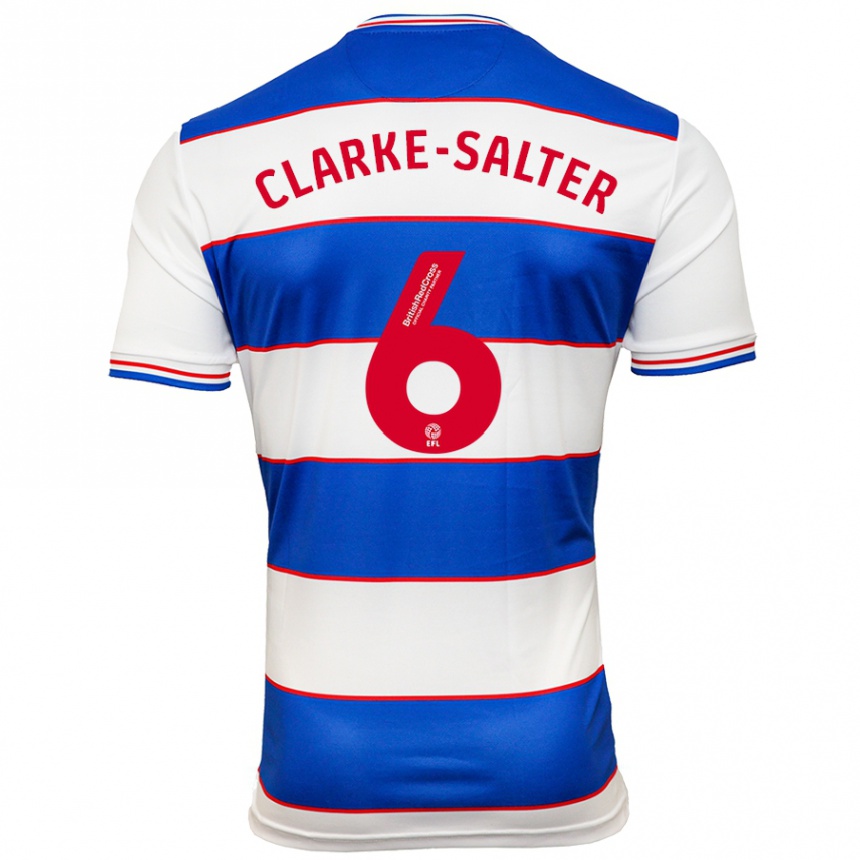 Vaikiškas Jake Clarke-Salter #6 Balta Mėlyna Namų Marškinėliai 2023/24 T-Shirt