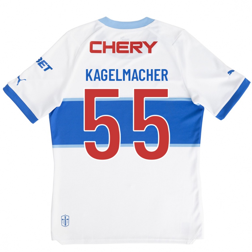 Vaikiškas Gary Kagelmacher #55 Baltas Namų Marškinėliai 2023/24 T-Shirt