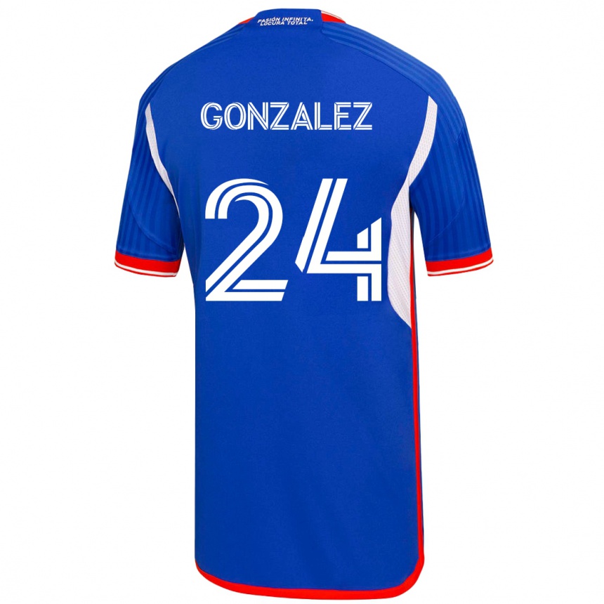 Vaikiškas Emma González #24 Mėlyna Namų Marškinėliai 2023/24 T-Shirt