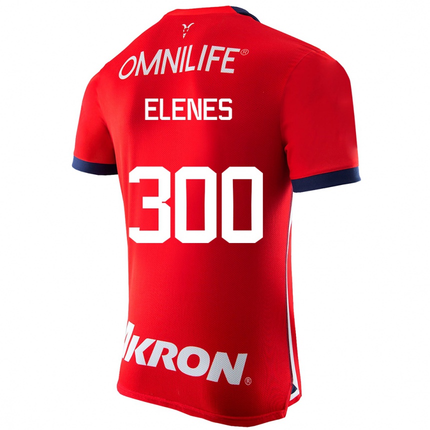 Vaikiškas José Elenes #300 Raudona Namų Marškinėliai 2023/24 T-Shirt