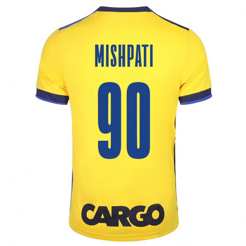 Vaikiškas Roi Mishpati #90 Geltona Namų Marškinėliai 2023/24 T-Shirt