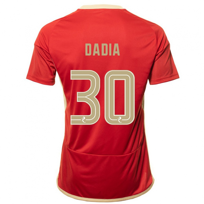 Vaikiškas Or Dadia #30 Raudona Namų Marškinėliai 2023/24 T-Shirt