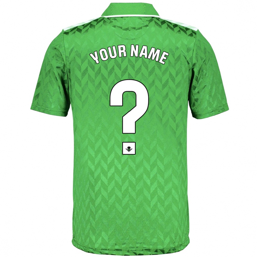 Vaikiškas Jūsų Vardas #0 Žalias Išvykos Marškinėliai 2023/24 T-Shirt