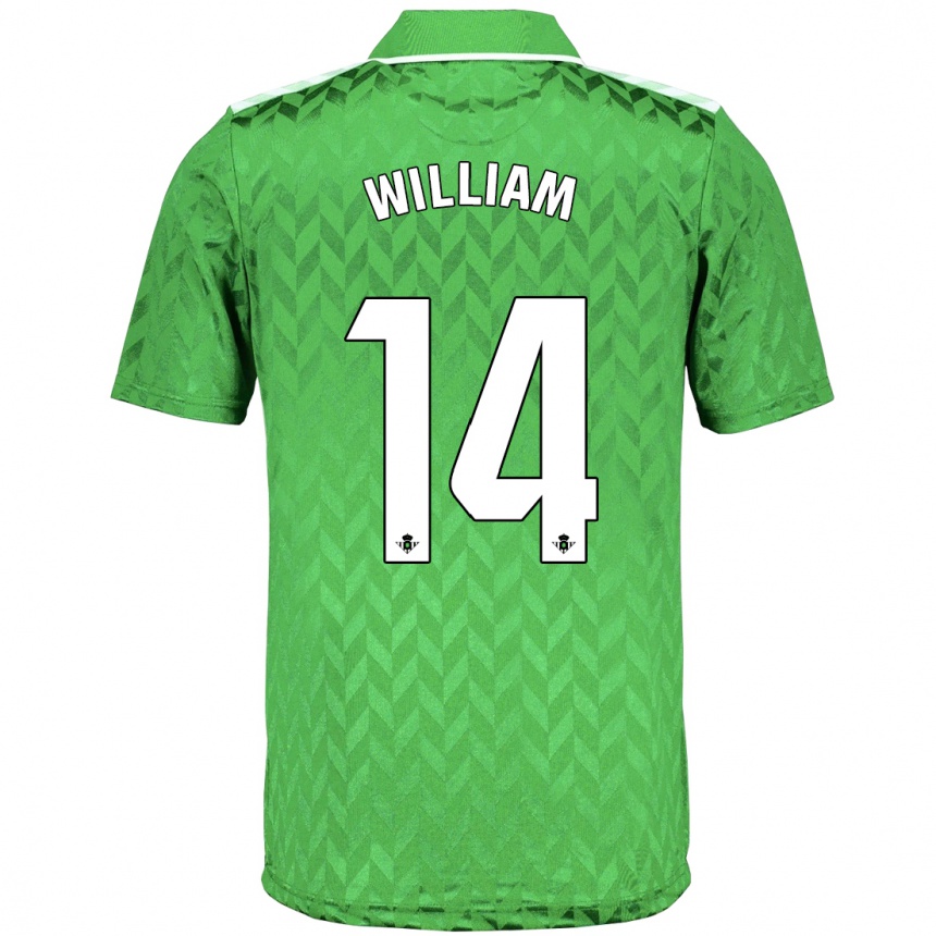 Vaikiškas William Carvalho #14 Žalias Išvykos Marškinėliai 2023/24 T-Shirt