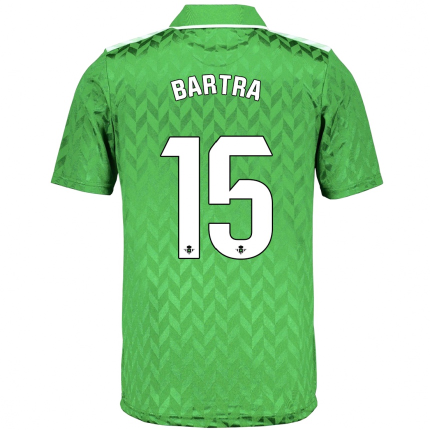 Vaikiškas Marc Bartra #15 Žalias Išvykos Marškinėliai 2023/24 T-Shirt